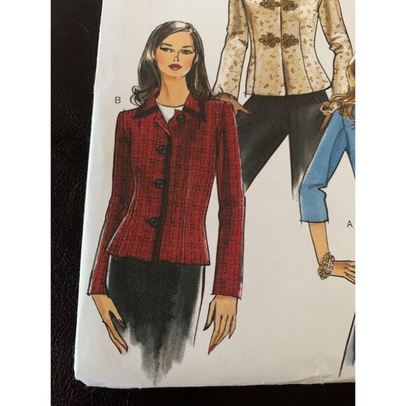 Vogue Misses Jacket Sewing Pattern V7011 Sz 6 - 12 - Uncut - Picture 2 of 10